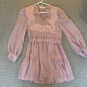 LoveShackFancy Pink Dress